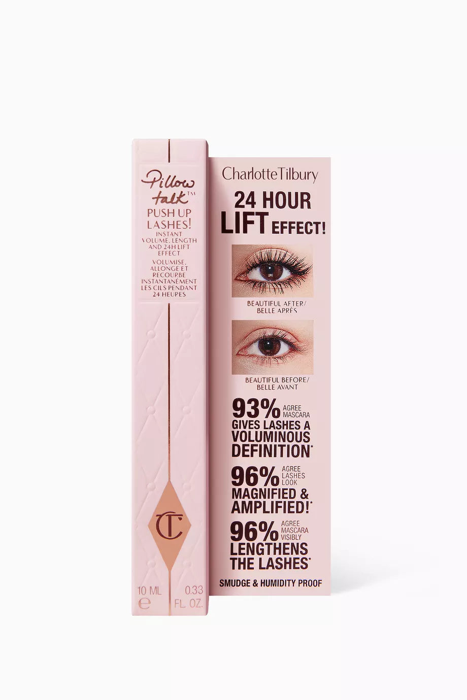 Charlotte Tilbury  Follow Super Black Pillow Talk Push Up Lashes! Mascara, 10ml