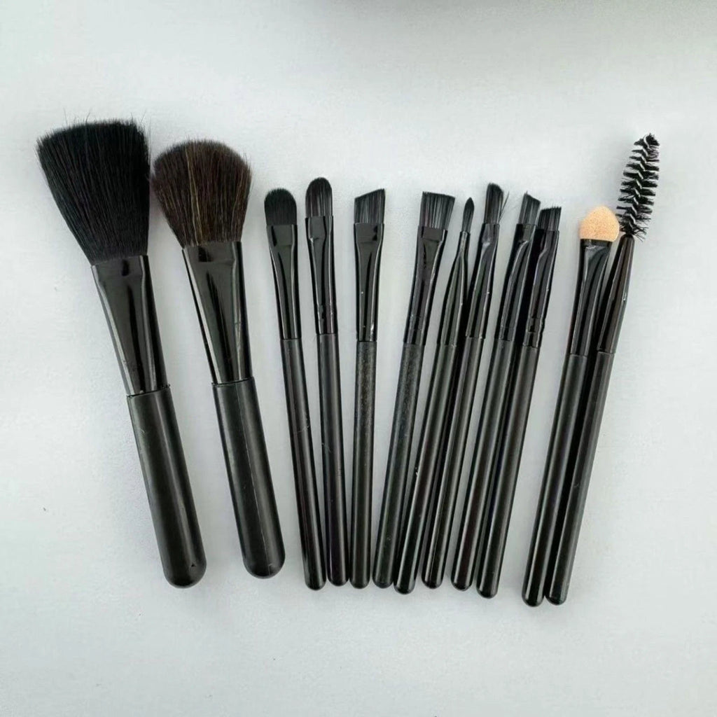 Mac Makeup Brush Set Iron Box Set Blush Eyeshadow Foundation Brush 12PCS