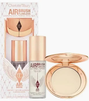 Charlotte Tilbury Setting Powder finely mists evenly cover Control